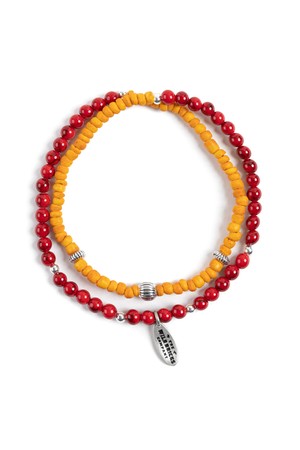 WG DOUBLE BRACELET (red&yellow)