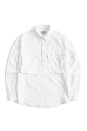 LW MILITARY PULLOVER SHIRT (white)