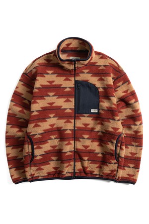 CM FLEECE JACKET (brick)