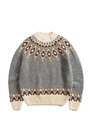 WB NORDIC SWEATER (grey)