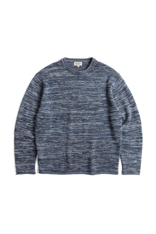 WILD BRICKS - 스웨터 - FYM ROLL NECK SWEATER (blue)