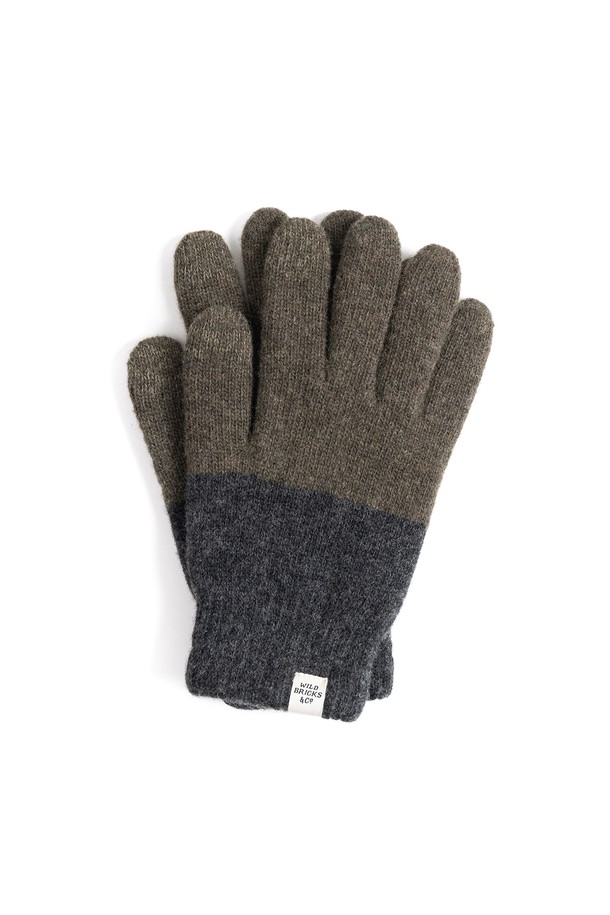 WILD BRICKS - 장갑 - CB DOUBLE-THICK TOUCH GLOVES (olive green)