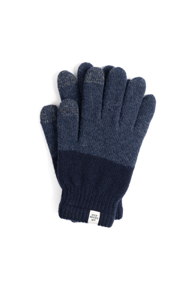 WILD BRICKS - 장갑 - CB DOUBLE-THICK TOUCH GLOVES (navy)