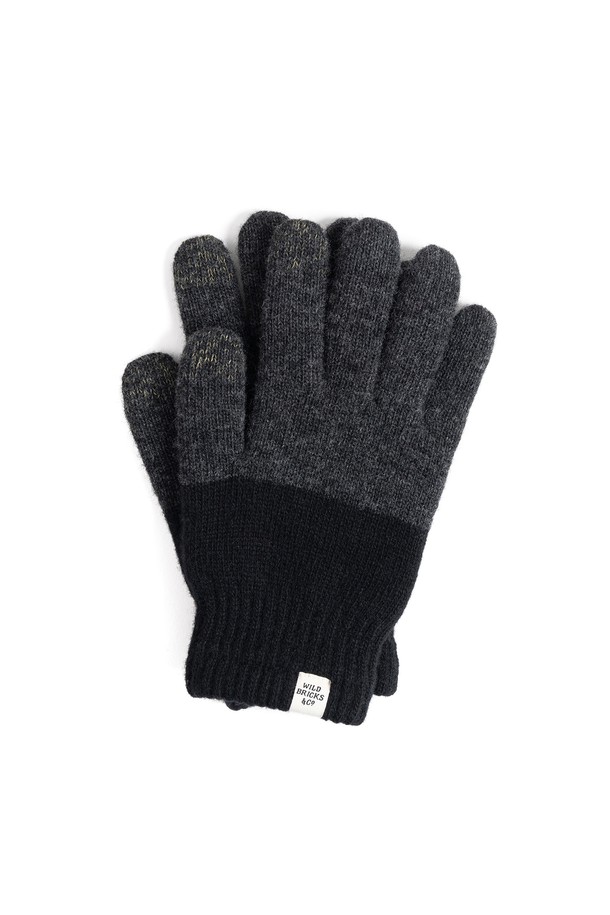 WILD BRICKS - 장갑 - CB DOUBLE-THICK TOUCH GLOVES (charcoal)