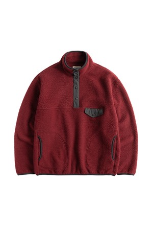 WB FLEECE PULLOVER (wine)