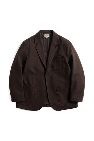 ANP WOOL LIBRARY BLAZER (dark brown)