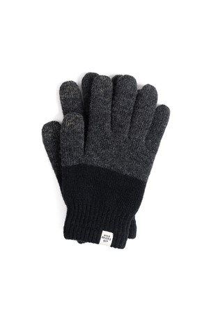 CB DOUBLE-THICK TOUCH GLOVES (charcoal)