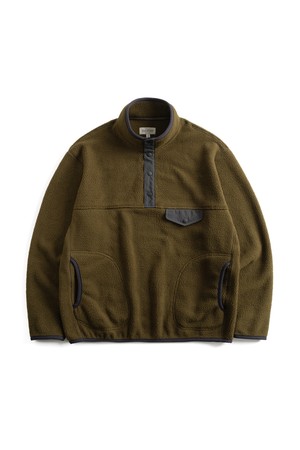 W24 FLEECE PULLOVER (olive)