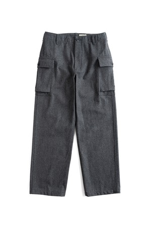 W24 WOOL MILITARY PANTS (grey)