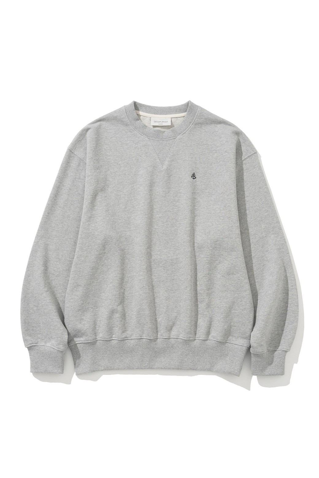 UNIFORM BRIDGE - 긴팔티셔츠 - anchor sweatshirt 8% melange
