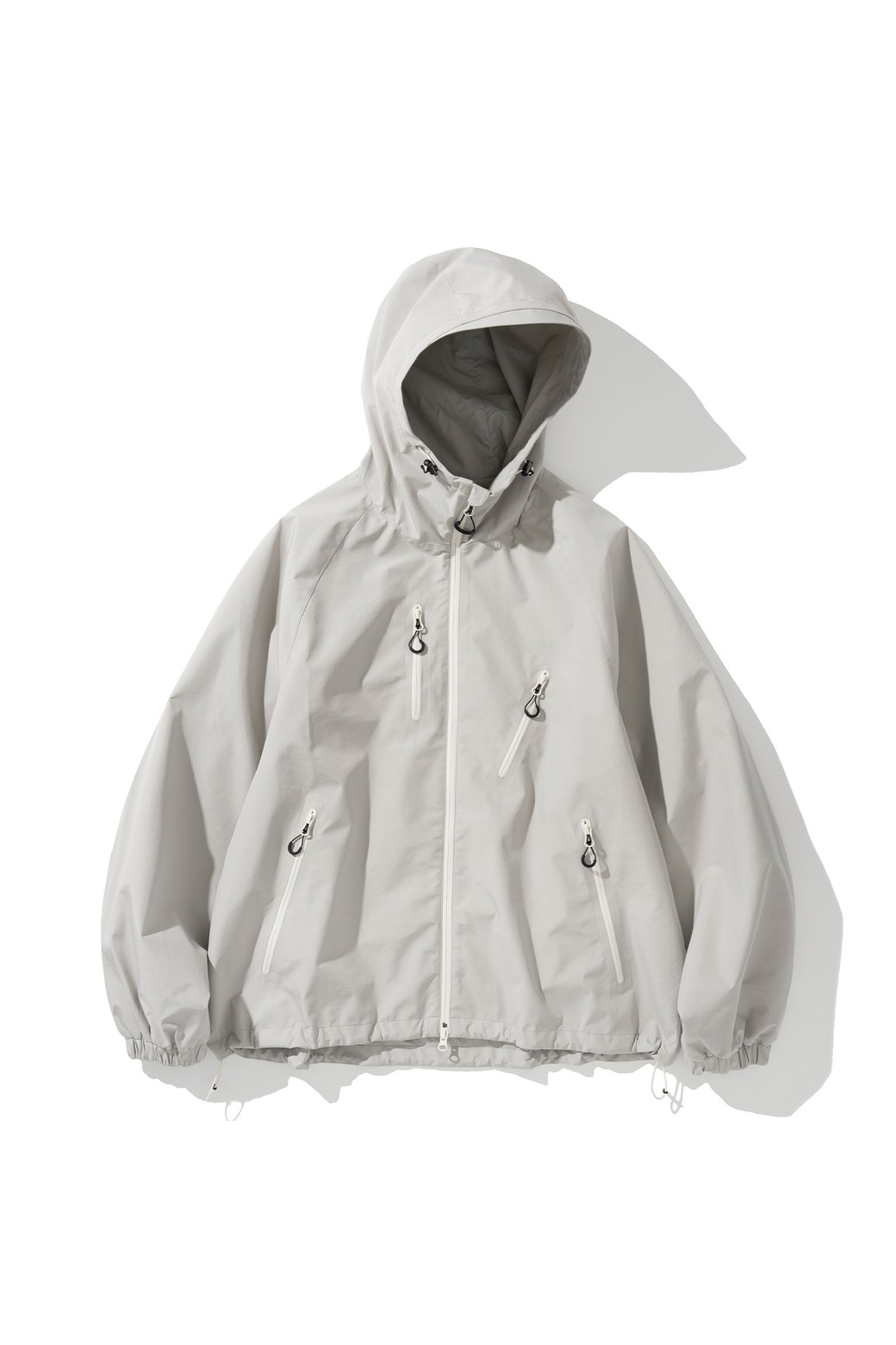 UNIFORM BRIDGE - 블루종/점퍼 - casual sports wind jacket light grey