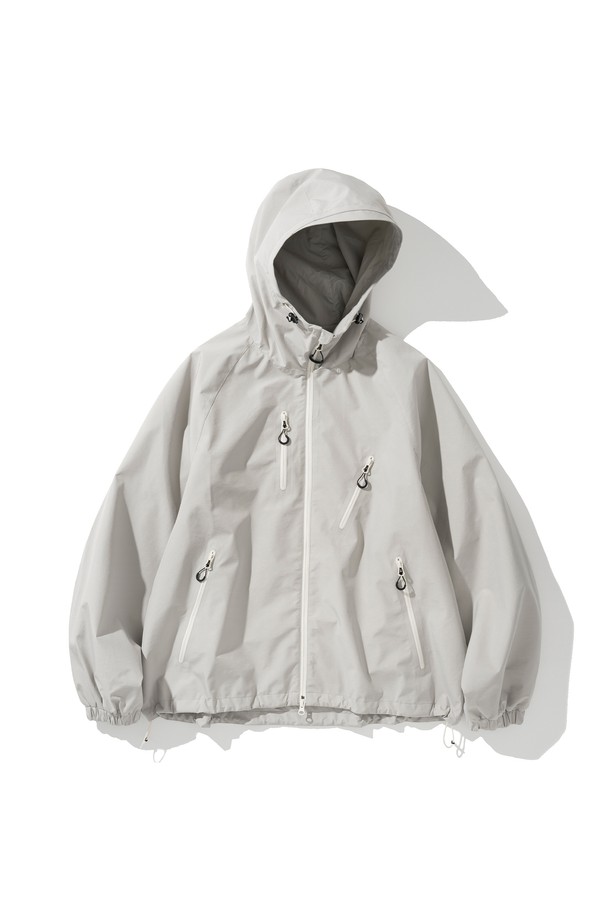 UNIFORM BRIDGE - 블루종/점퍼 - casual sports wind jacket light grey