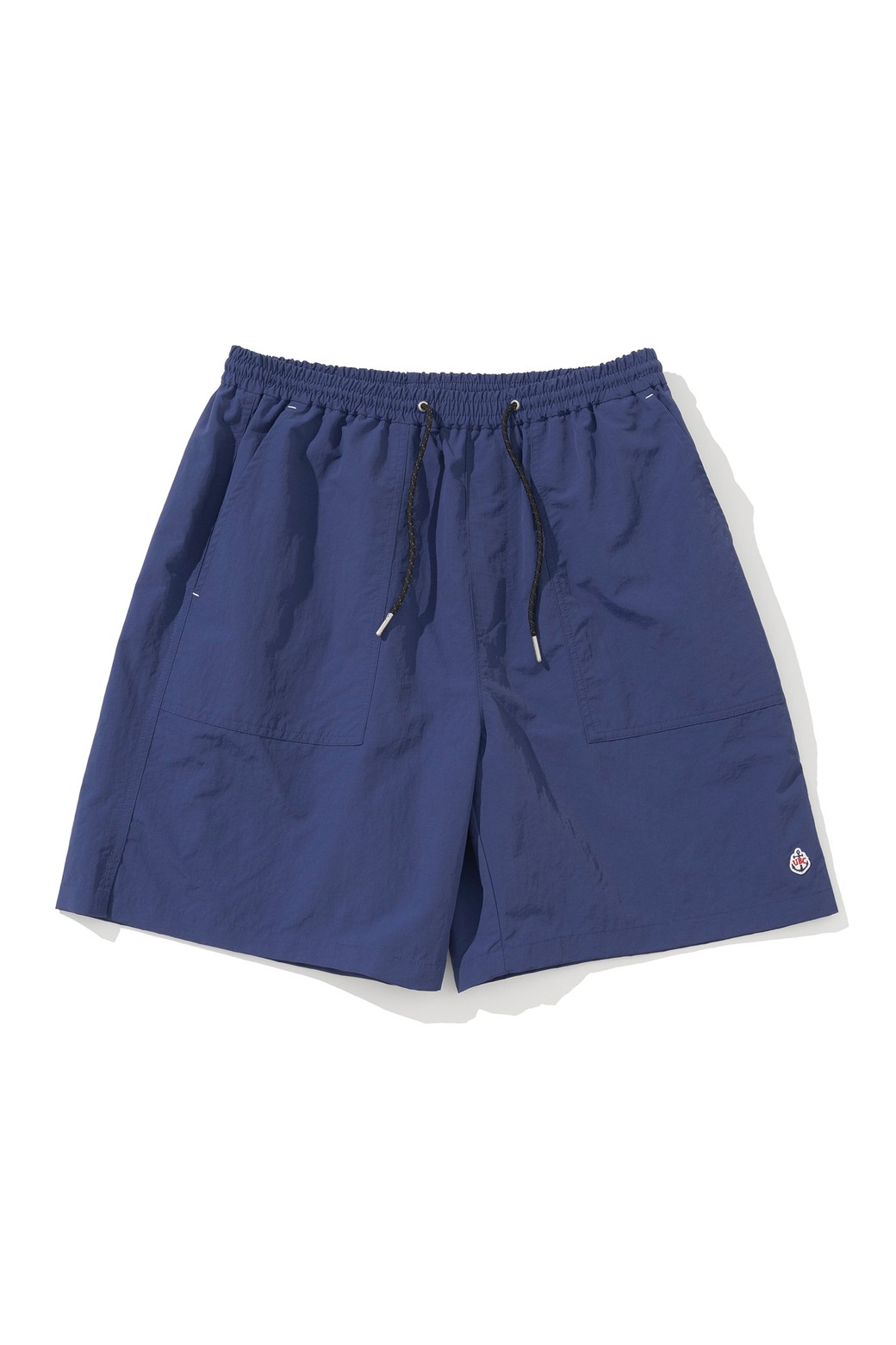 UNIFORM BRIDGE - 하프팬츠 - army short pants blue