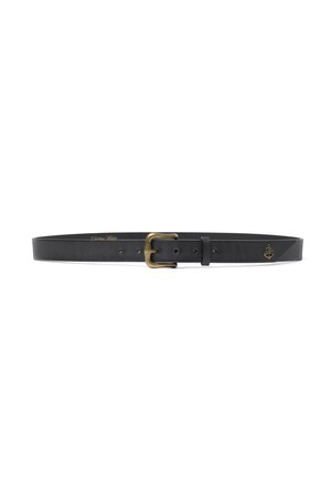 anchor leather belt black