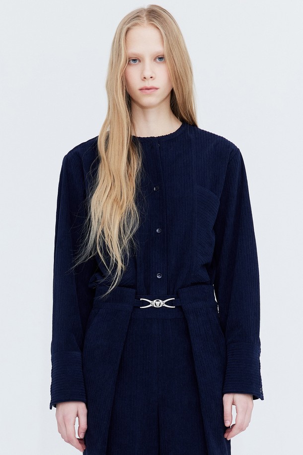 WNDERKAMMER - 셔츠 - Corduroy shirts_Navy