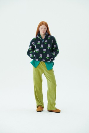 Shearing Half Zip-up_Green