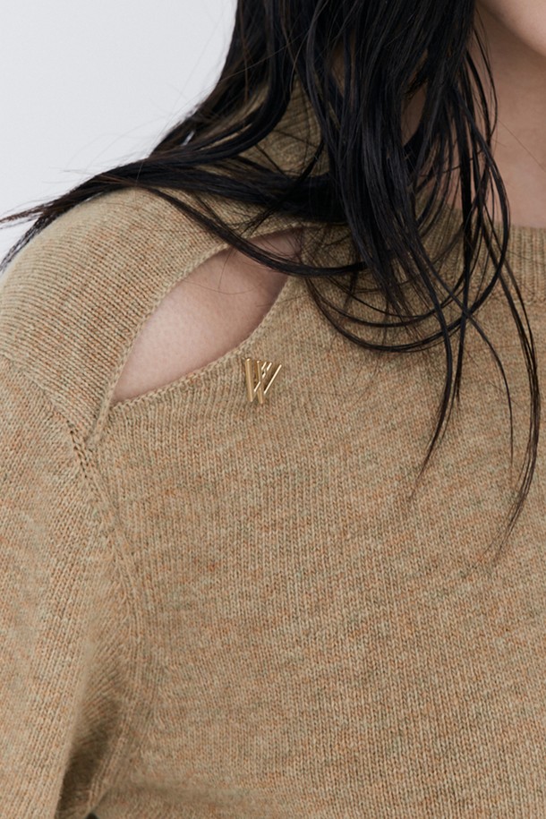 WNDERKAMMER - 기타소품 - W-Logo Brooch_Gold