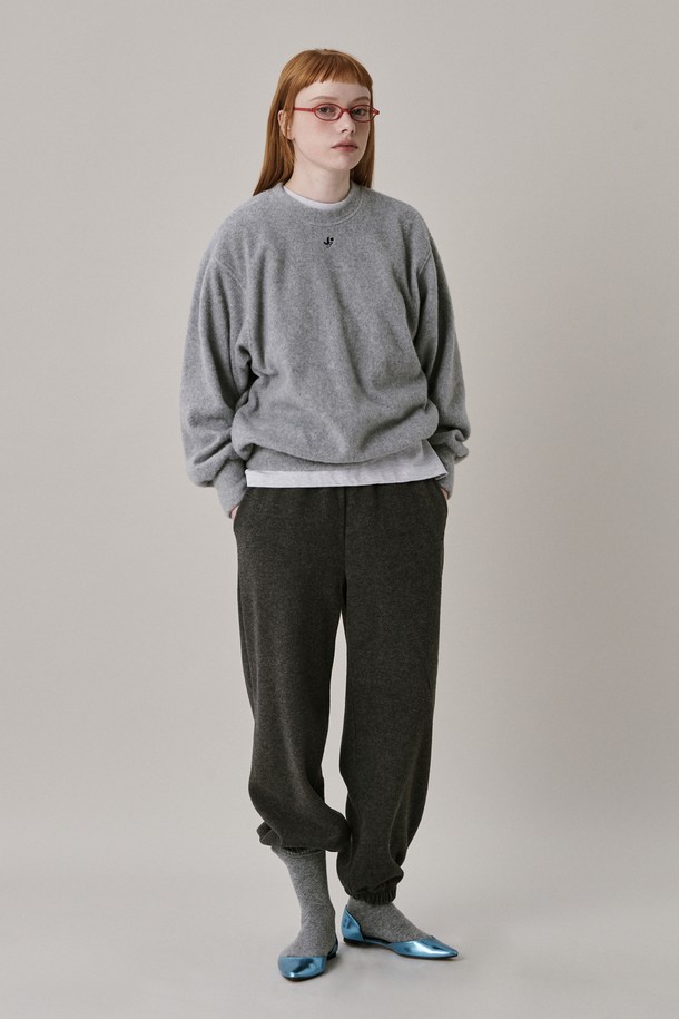 JUNEJUNE SPACE - 스웻셔츠 - New Logo Fleece Sweatshirt_Grey