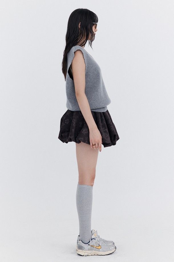 WNDERKAMMER - 베스트 - Damage Knit Vest_Black