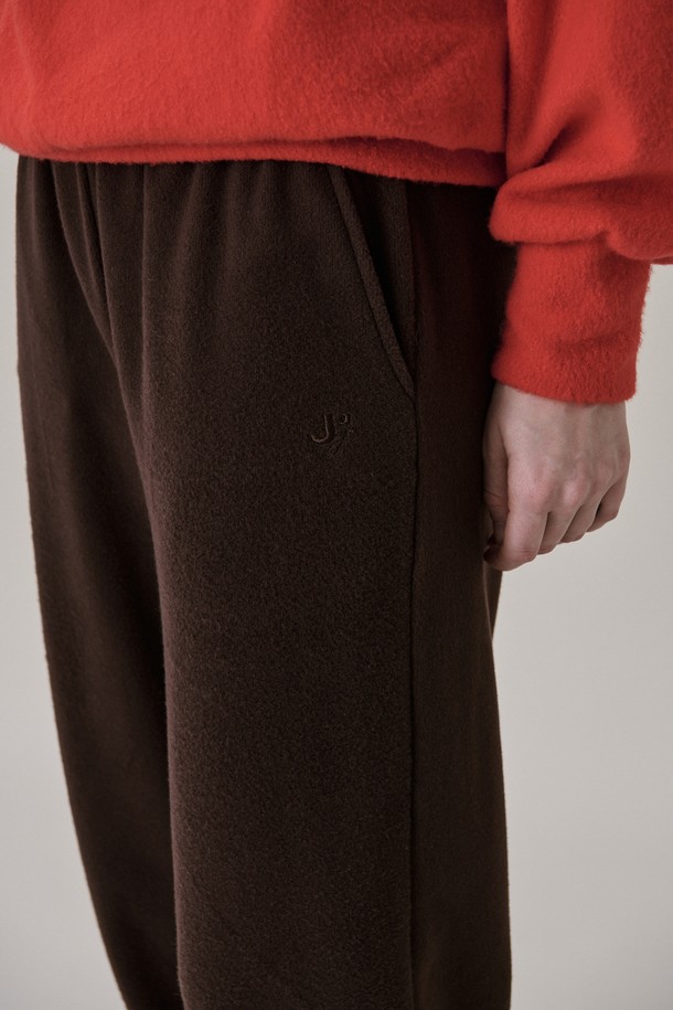 JUNEJUNE SPACE - 롱/미디팬츠 - Soft Jogger Pants_Brown