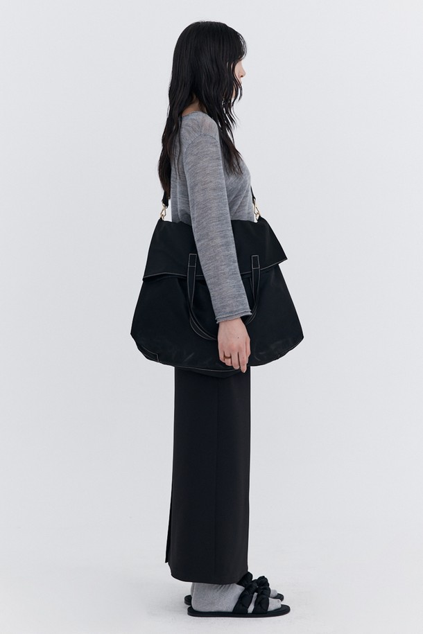 WNDERKAMMER - 롱스커트 - Basic Long Skirt_Black