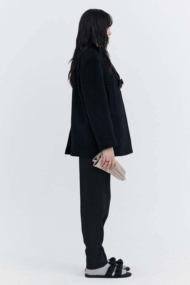 WNDERKAMMER - 코트 - Wool Half Coat_Black