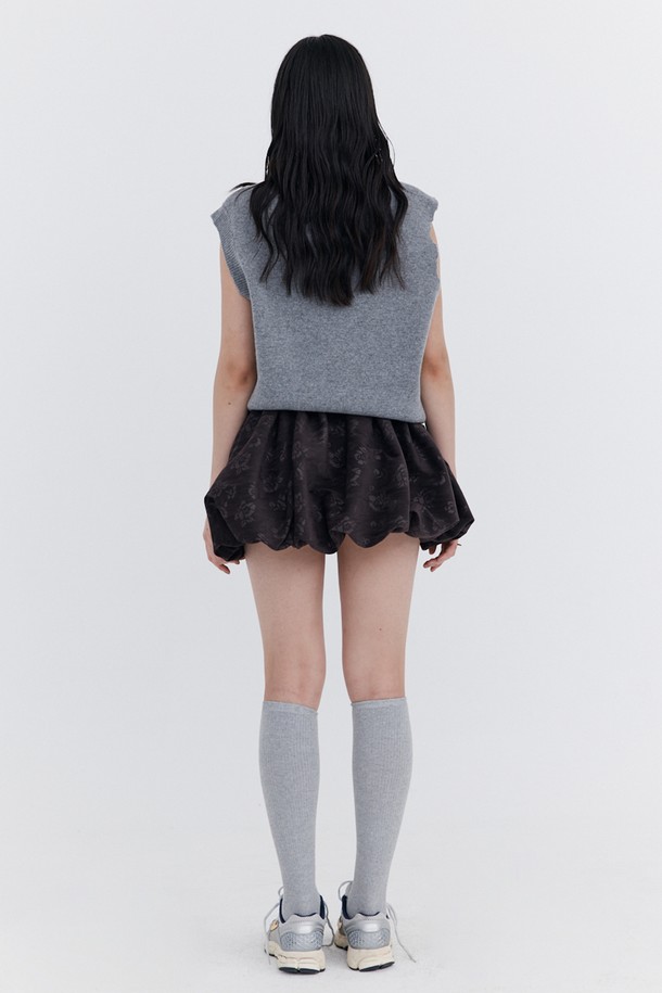 WNDERKAMMER - 베스트 - Damage Knit Vest_Black