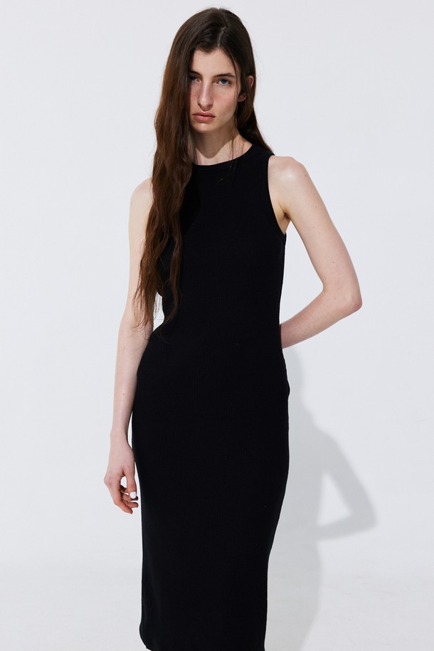 WNDERKAMMER - 원피스 - Back Cut-out Sleeveless Dress_Black