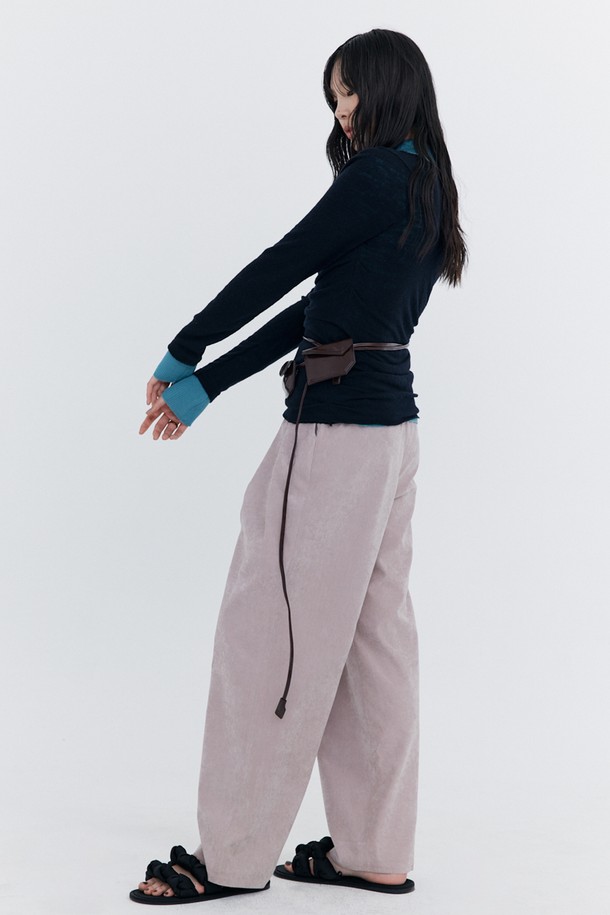 WNDERKAMMER - 롱/미디팬츠 - Cupra Wide Pants_Indian Pink