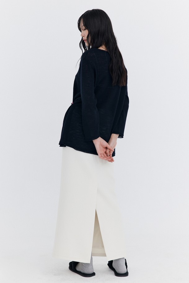 WNDERKAMMER - 롱스커트 - Basic Long Skirt_Cream