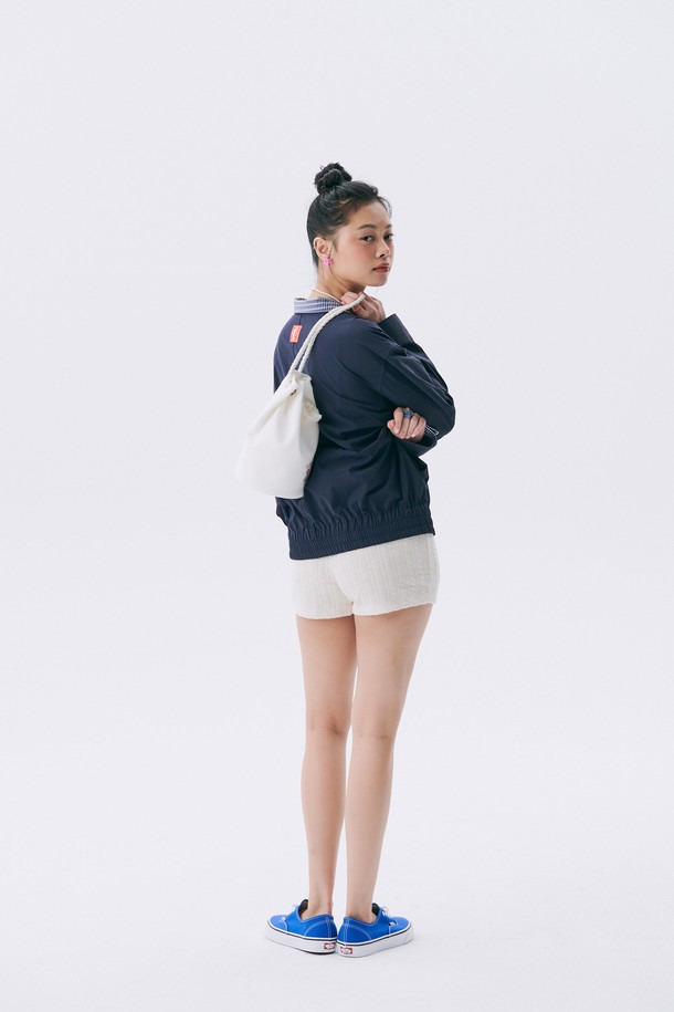 JUNEJUNE SPACE - 점퍼 - WindBreaker Jumper_Navy