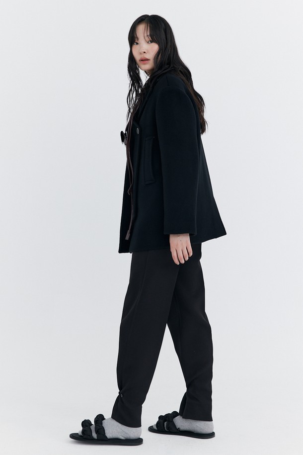 WNDERKAMMER - 코트 - Wool Half Coat_Black