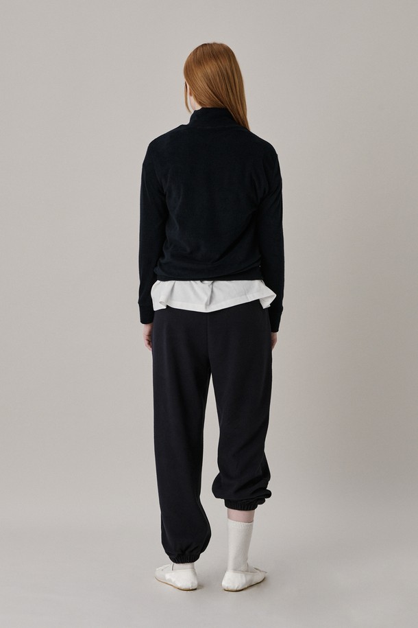 JUNEJUNE SPACE - 롱/미디팬츠 - Soft Jogger Pants_Navy