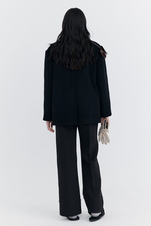 WNDERKAMMER - 코트 - Wool Half Coat_Black