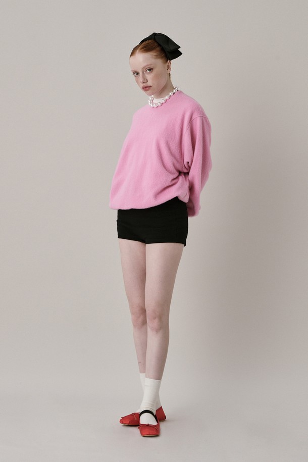 JUNEJUNE SPACE - 스웻셔츠 - New Logo Fleece Sweatshirt_Pink