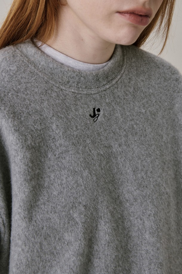 JUNEJUNE SPACE - 스웻셔츠 - New Logo Fleece Sweatshirt_Grey