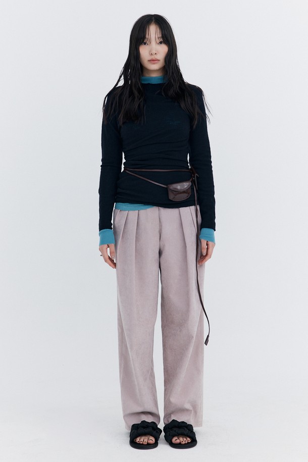 WNDERKAMMER - 롱/미디팬츠 - Cupra Wide Pants_Indian Pink