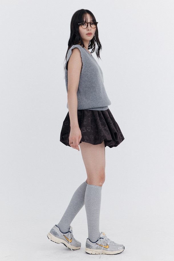 WNDERKAMMER - 베스트 - Damage Knit Vest_Black