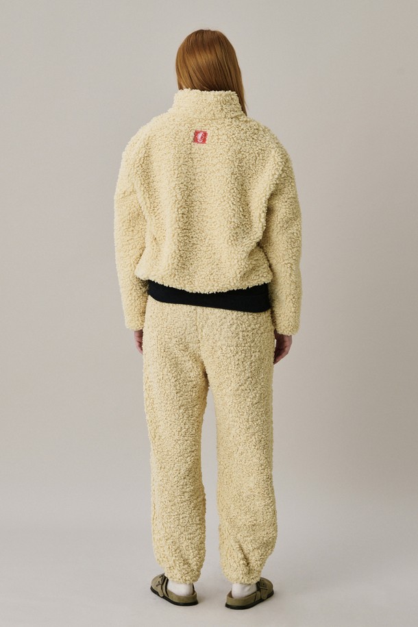 JUNEJUNE SPACE - 점퍼 - 24 Shearing Half Zip-up_Yellow