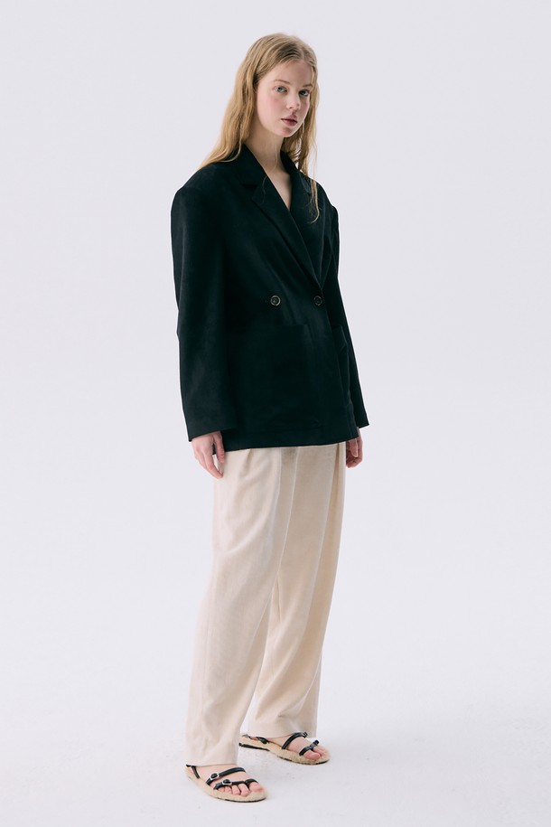 wnderkammer - 자켓 - 25 Corduroy Wide Pants_Ivory