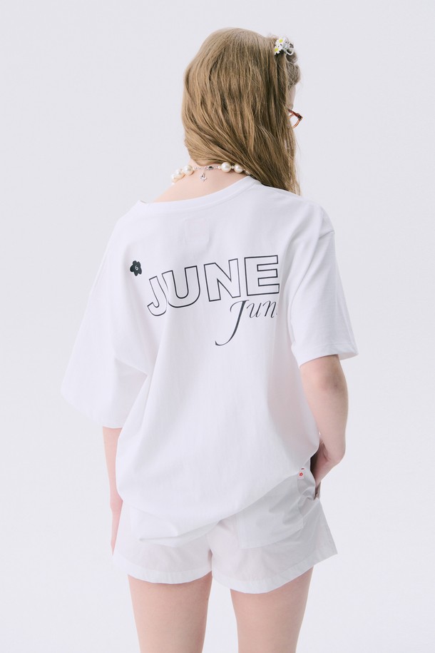 JUNEJUNE SPACE - 쇼트팬츠 - VOL11.Half Trunk pants_White