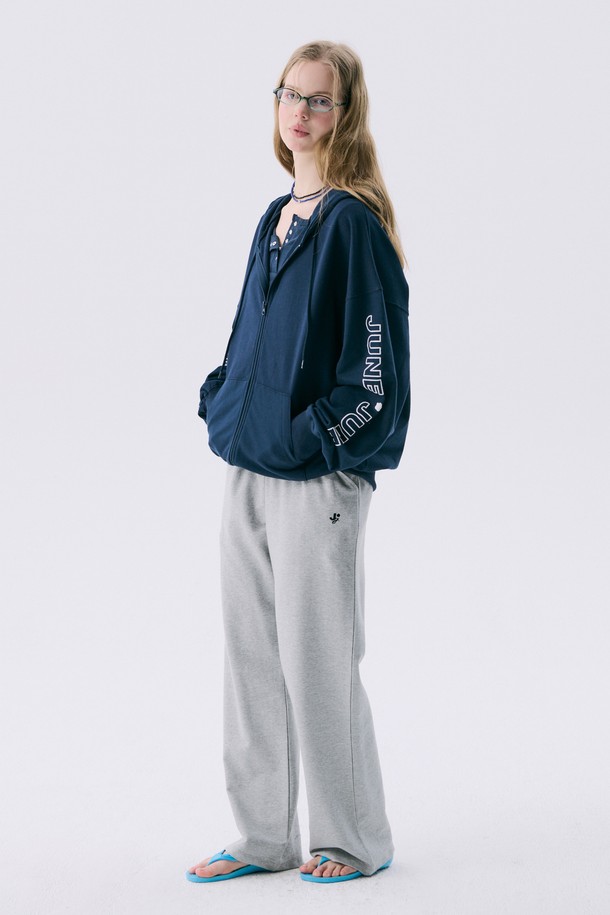 JUNEJUNE SPACE - 트레이닝 팬츠/조거 - VOL11.Sweat pants_Melange