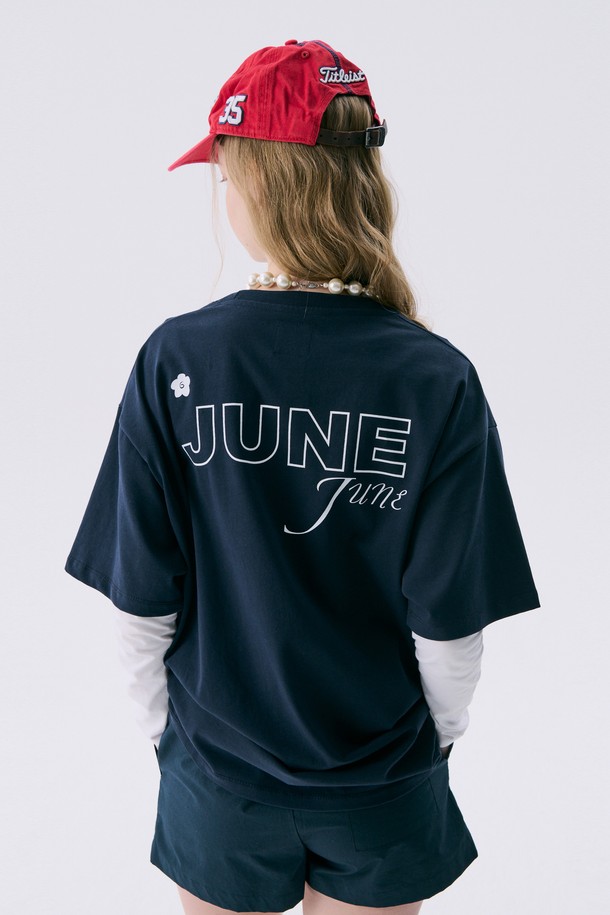 JUNEJUNE SPACE - 쇼트팬츠 - VOL11.Half Trunk pants_Navy