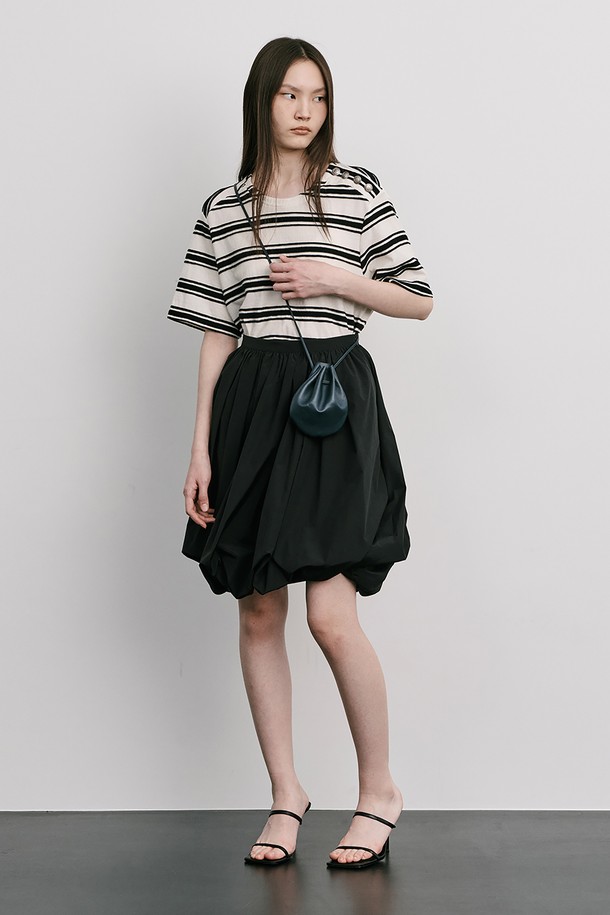 wnderkammer - 기타 - Moon Jar - Shaped Belted Bag_Navy