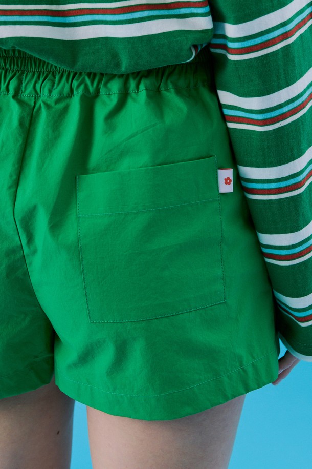 JUNEJUNE SPACE - 쇼트팬츠 - VOL11.Half Trunk pants_Green