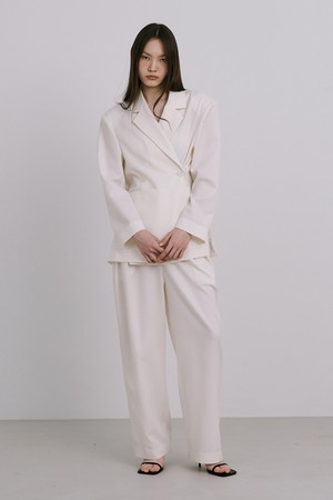 25 Wool Wide Pants_Cream