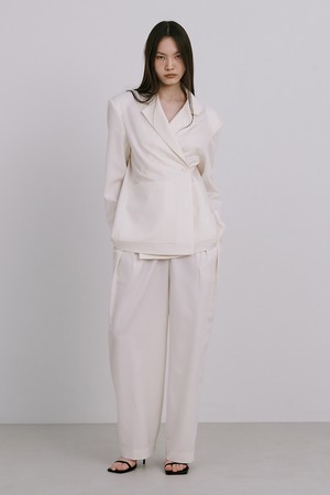 25 Wool 2-Way Jacket_Cream