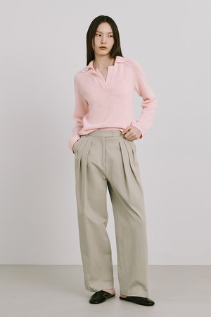 25 Cotton Wide Pants_Light Khaki