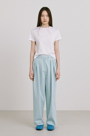 25 Cotton Wide Pants_Mint
