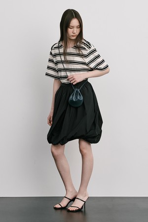 Moon Jar - Shaped Skirt_Black